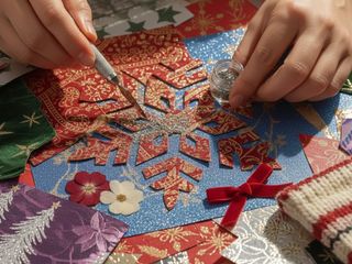 Художественный мастер-класс «Новогодняя открытка»