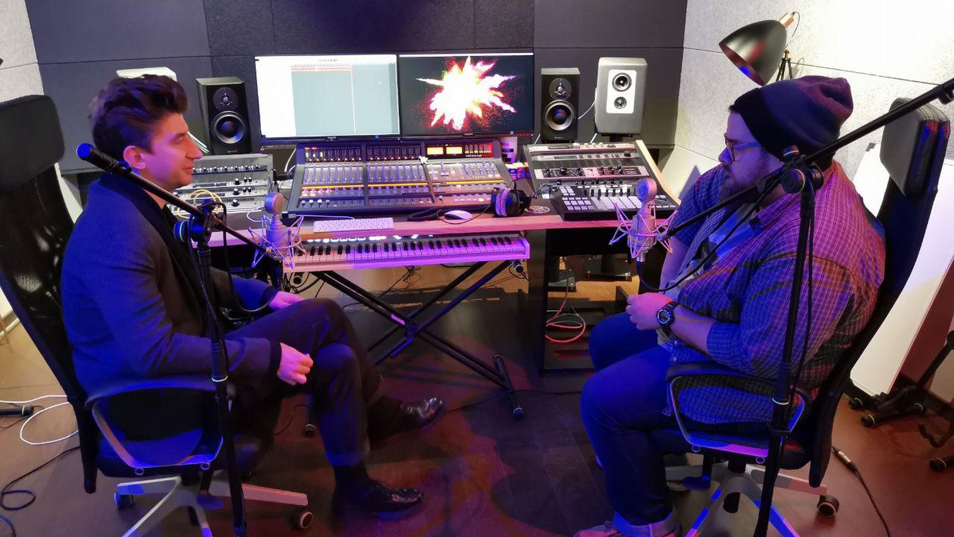 Съемка и запись видеоподкастов в студии Oktava Lab