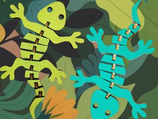 Мастер-класс «Озорная ящерица»