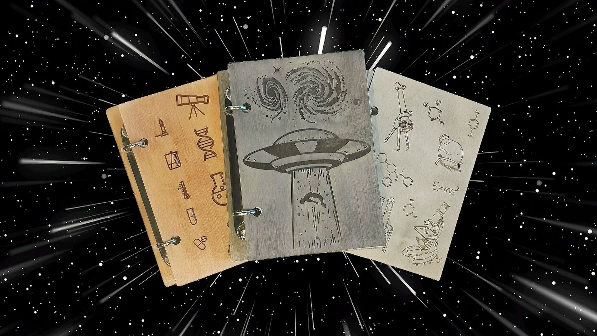 Мастер-класс «Поехали! Создаем космический блокнот»